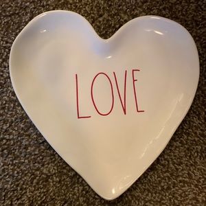 Rae Dunn Love Heart Plate